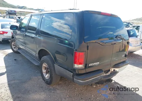 2001 Ford Excursion Xlt из США, поврежденный, VIN 1FMNU40S61ED42829